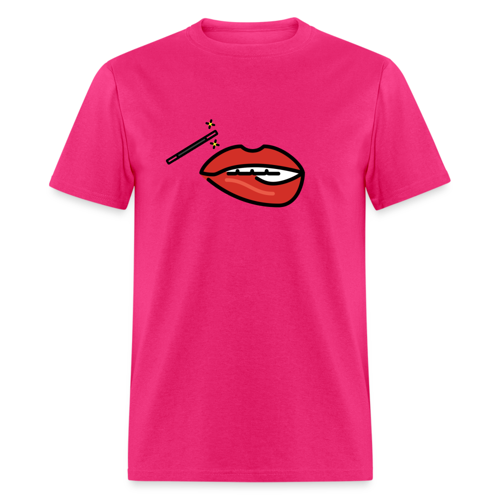 Manage Your Mouth Emoji Expression Moji Unisex Classic T-Shirt - Emoji.Express - fuchsia