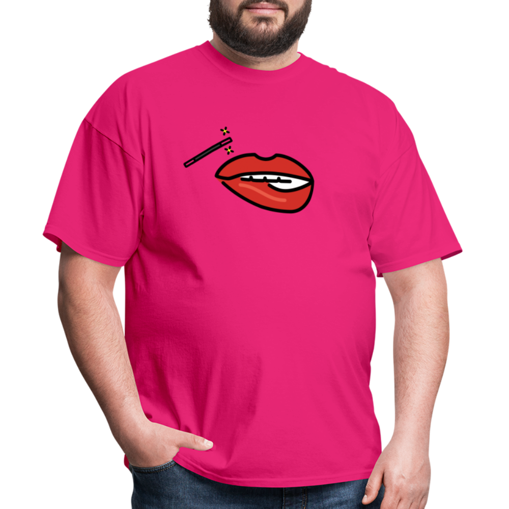 Manage Your Mouth Emoji Expression Moji Unisex Classic T-Shirt - Emoji.Express - fuchsia