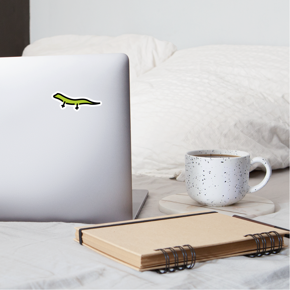 Lizard Moji Sticker - Emoji.Express - white matte