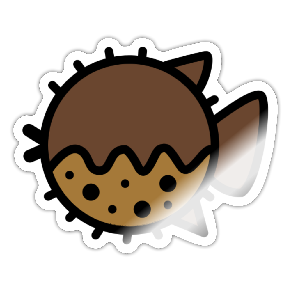 Blowfish Moji Sticker - Emoji.Express - white glossy