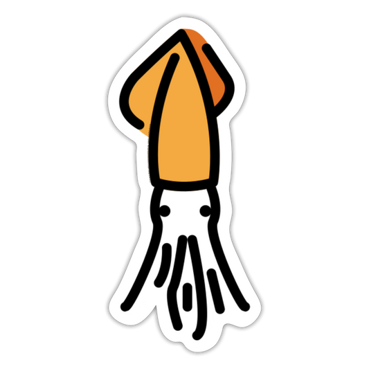 Squid Moji Sticker - Emoji.Express - white matte