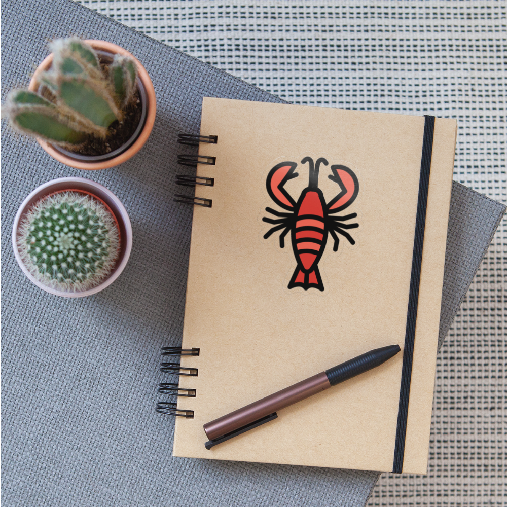 Lobster Moji Sticker - Emoji.Express - transparent glossy