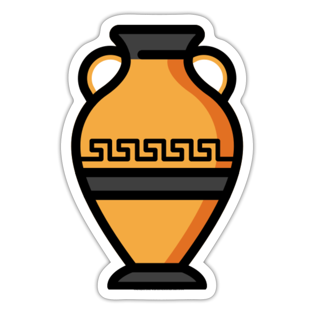 Amphora Moji Sticker - Emoji.Express - white matte