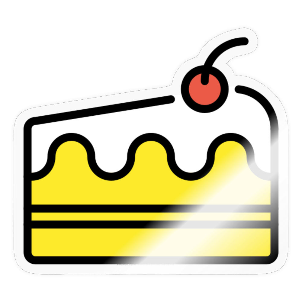 Shortcake Moji Sticker - Emoji.Express - transparent glossy