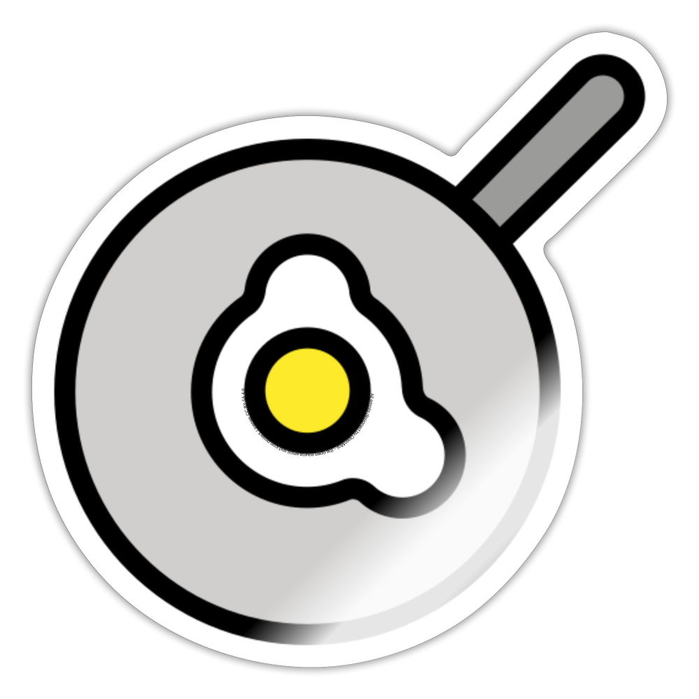 Cooking Moji Sticker - Emoji.Express - white glossy