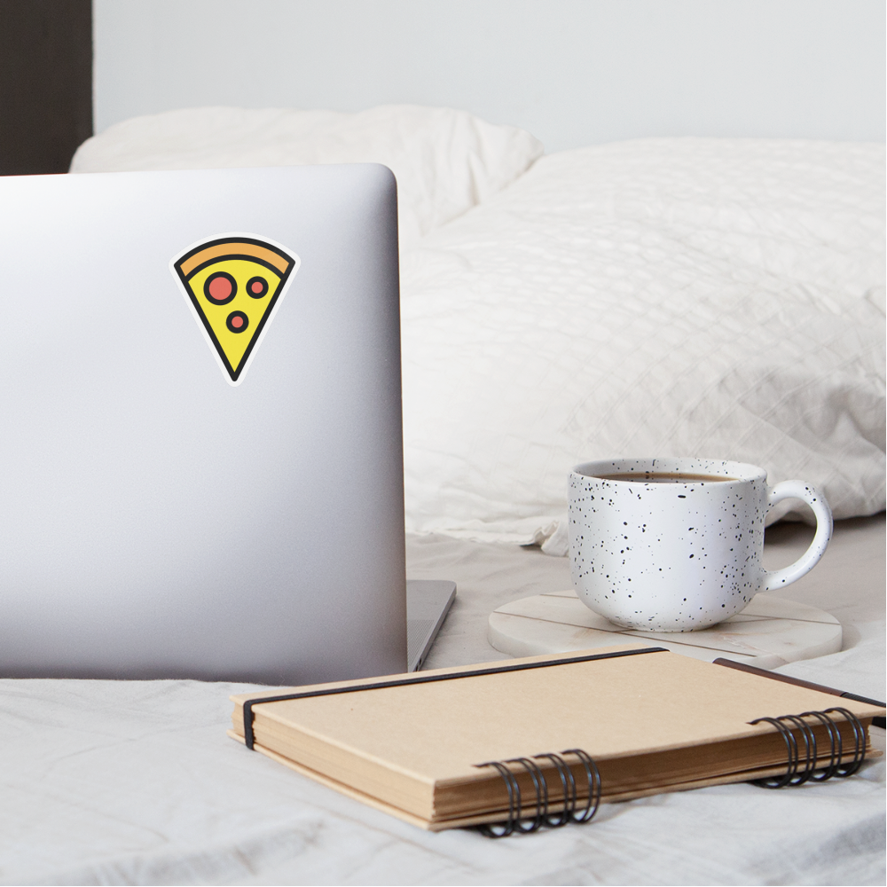 Pizza Moji Sticker - Emoji.Express - white matte