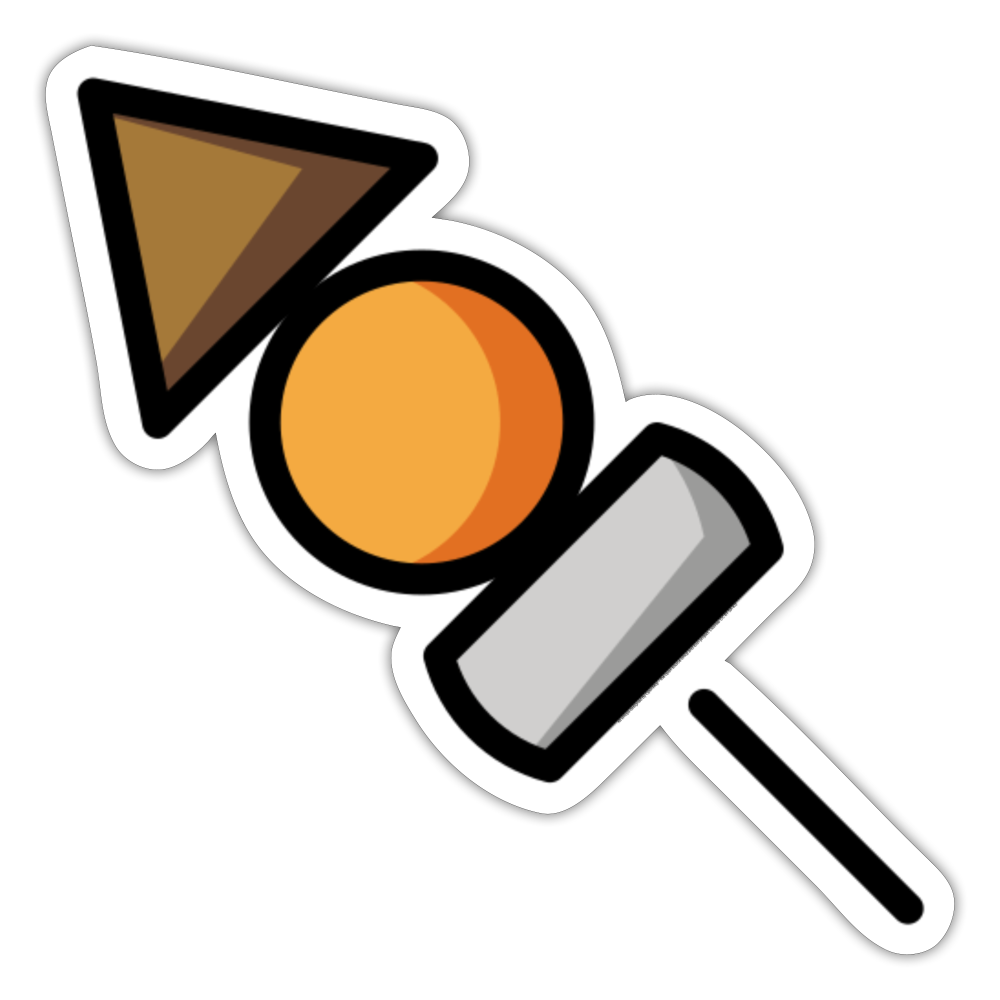 Oden Moji Sticker - Emoji.Express - white matte