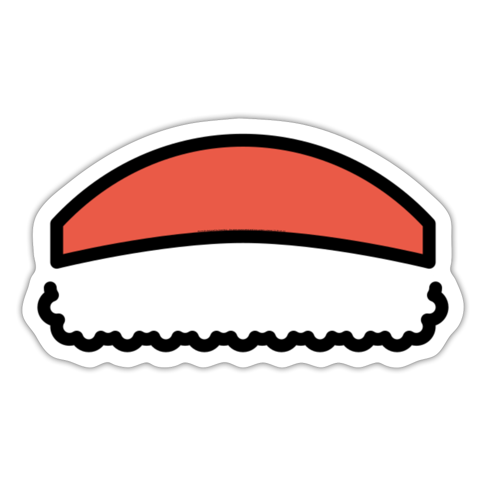 Sushi Moji Sticker - Emoji.Express - white matte