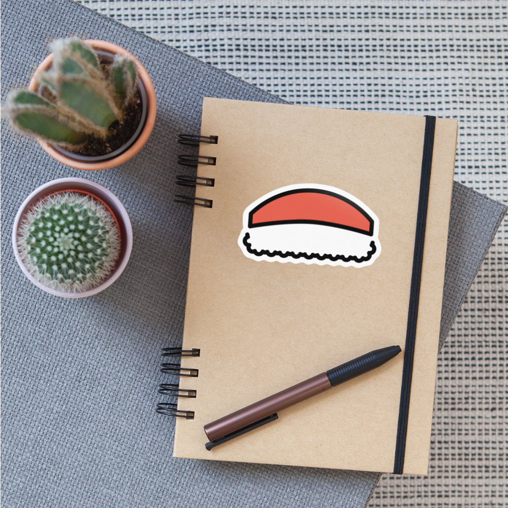 Sushi Moji Sticker - Emoji.Express - white glossy