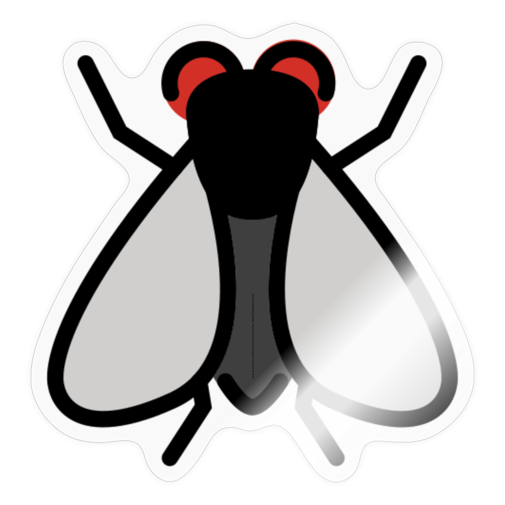 Fly Moji Sticker - Emoji.Express - transparent glossy