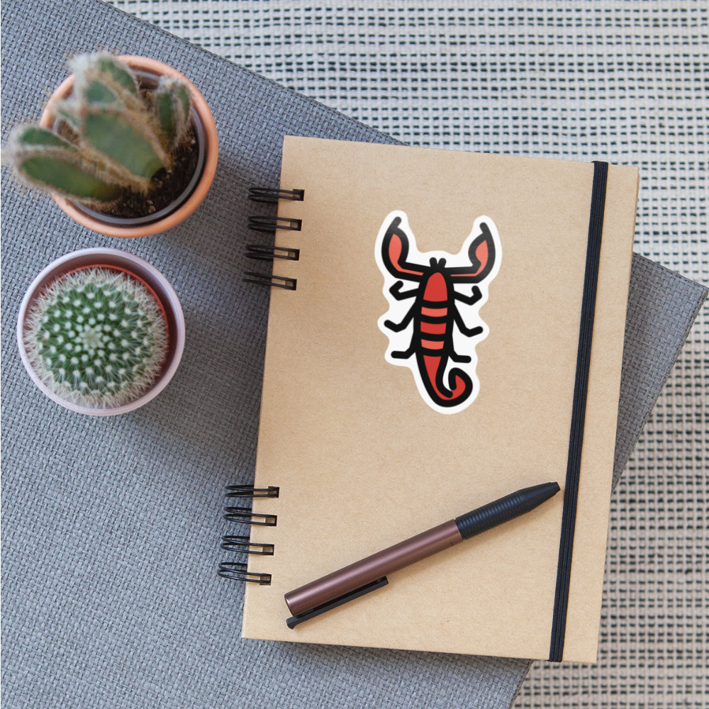 Scorpion Moji Sticker - Emoji.Express - white glossy