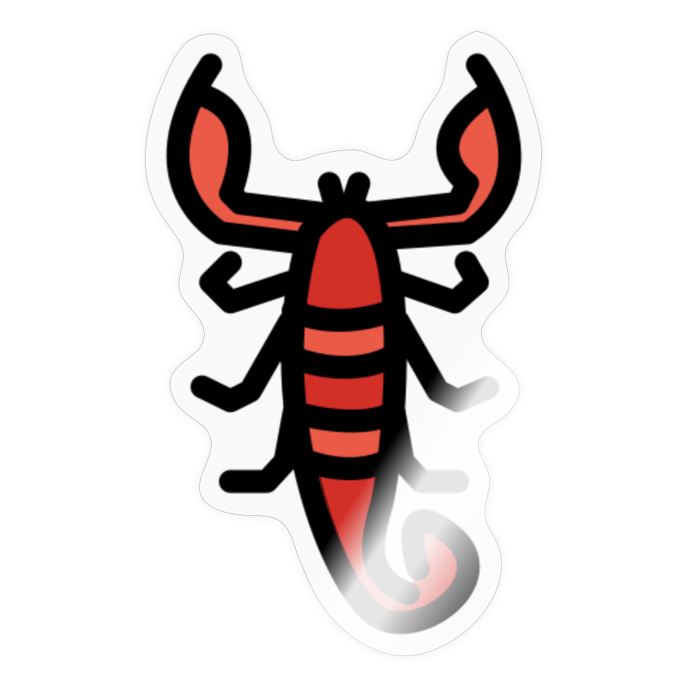 Scorpion Moji Sticker - Emoji.Express - transparent glossy