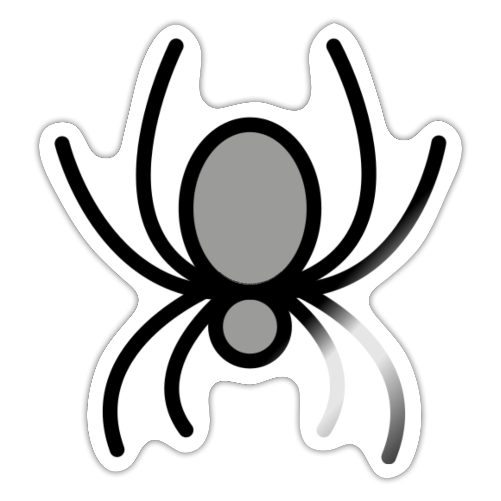 Spider Moji Sticker - Emoji.Express - white glossy