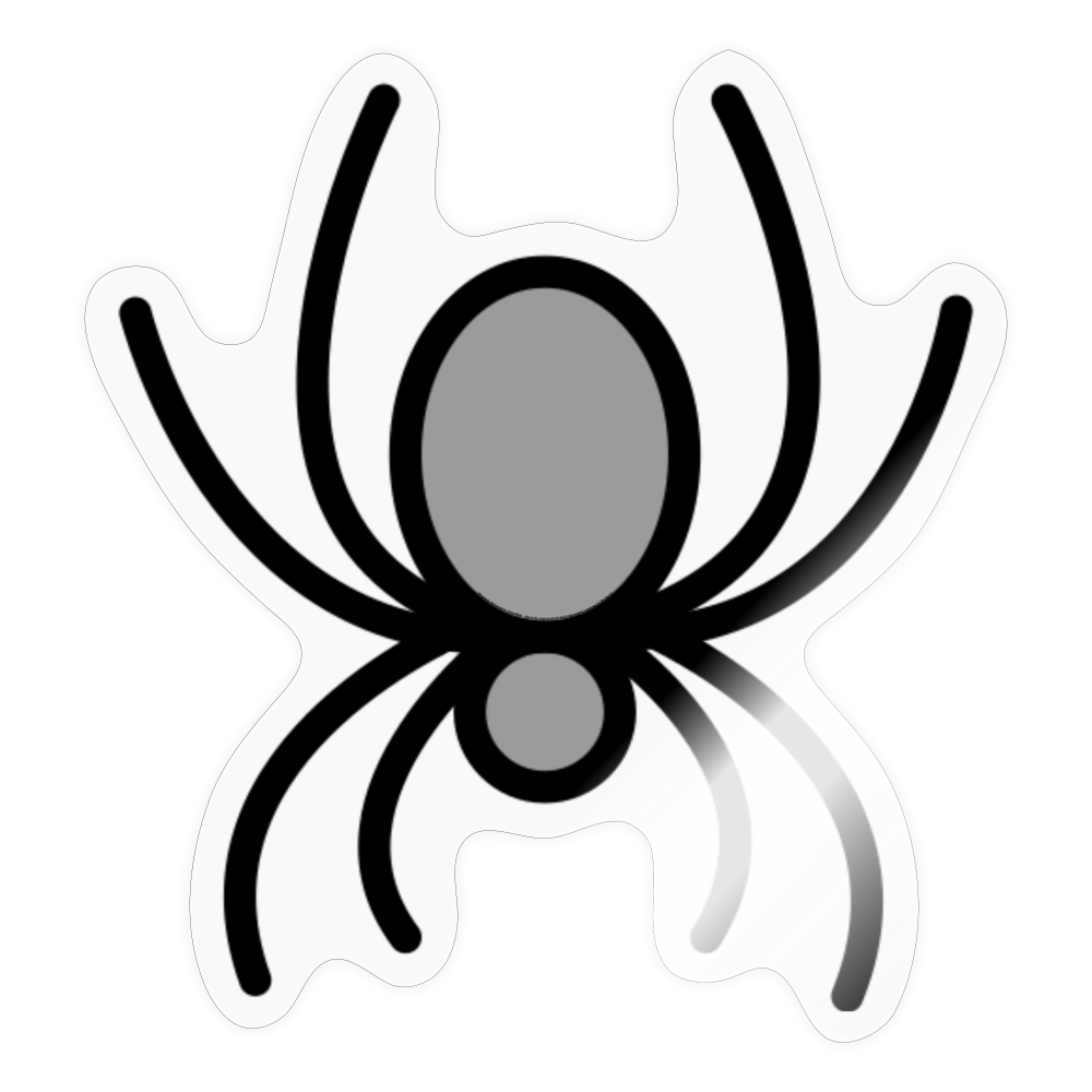 Spider Moji Sticker - Emoji.Express - transparent glossy