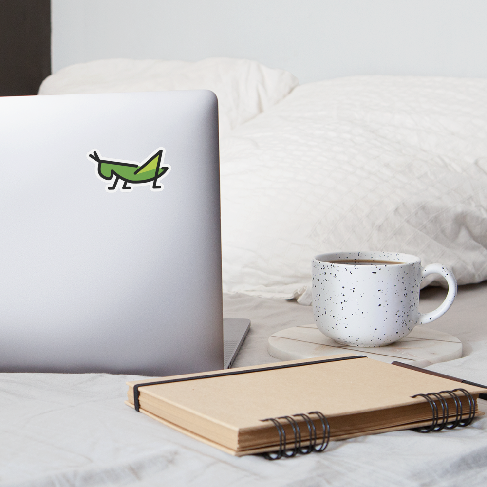 Cricket Moji Sticker - Emoji.Express - white matte