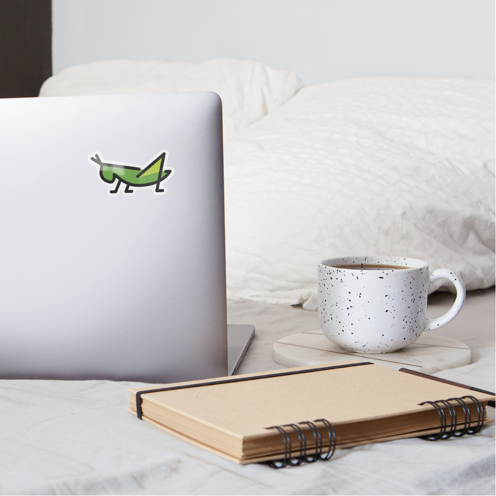 Cricket Moji Sticker - Emoji.Express - white glossy