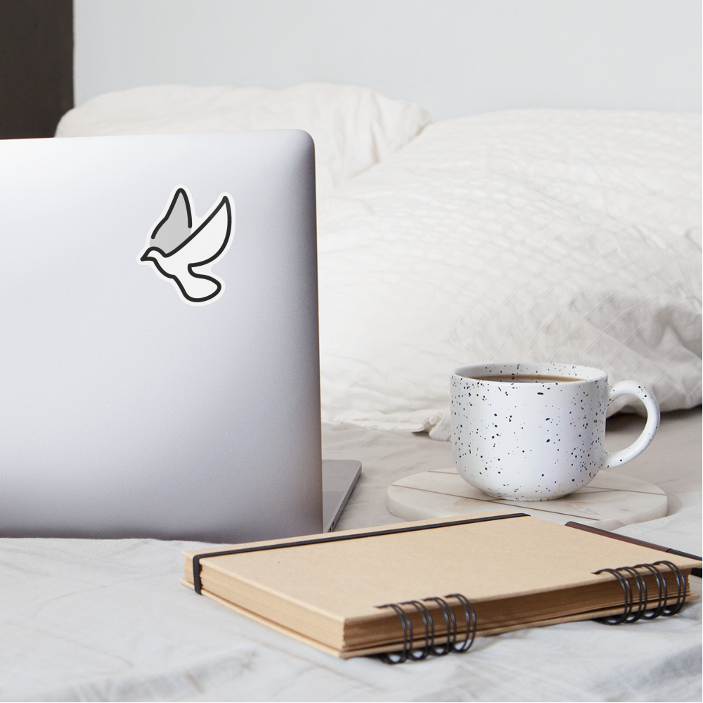 Dove Moji Sticker - Emoji.Express - white matte