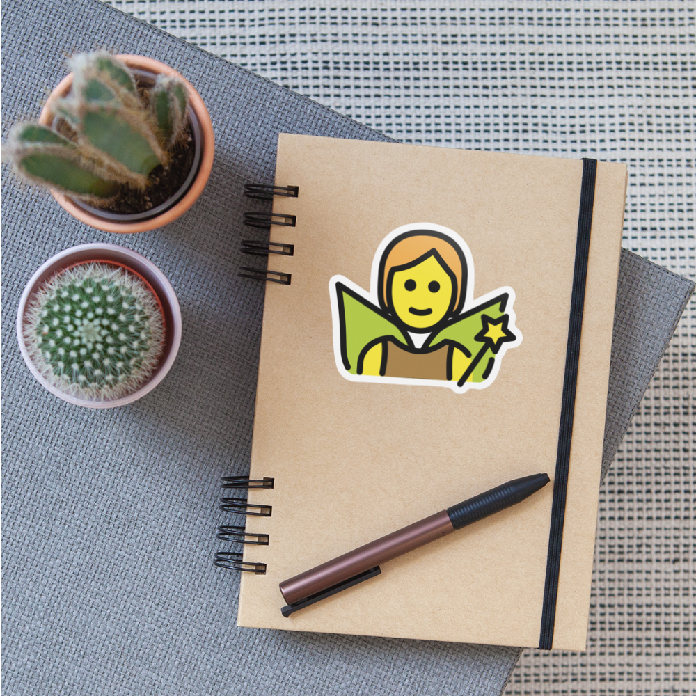 Fairy Moji Sticker - Emoji.Express - white matte