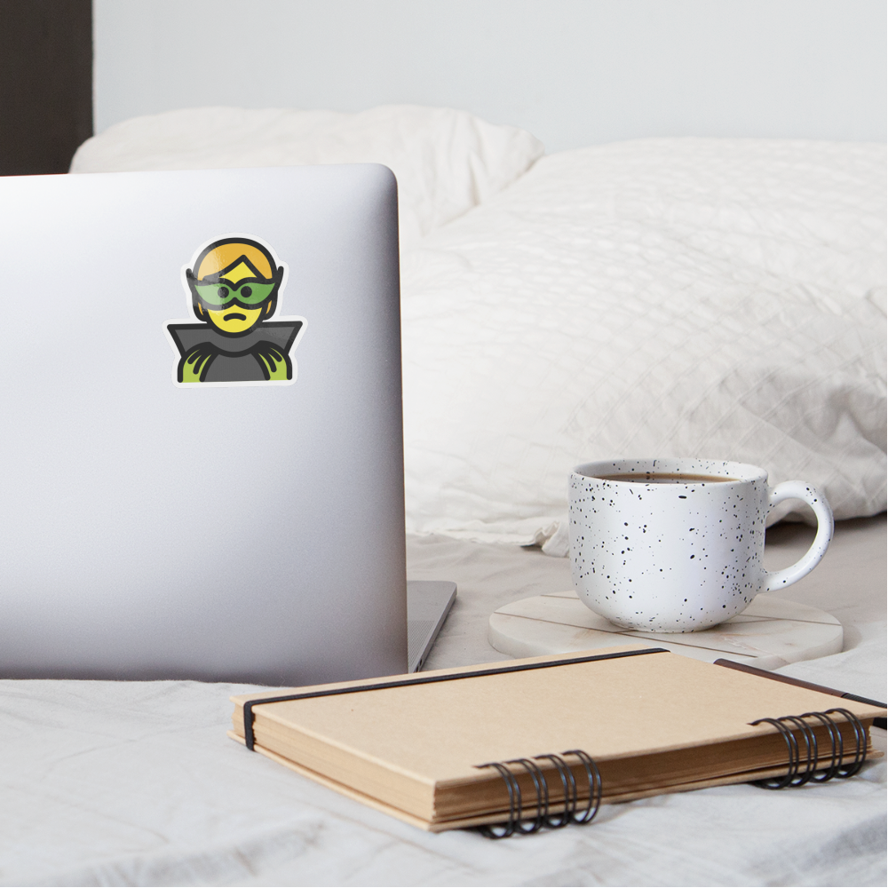 Supervillain Moji Sticker - Emoji.Express - white glossy