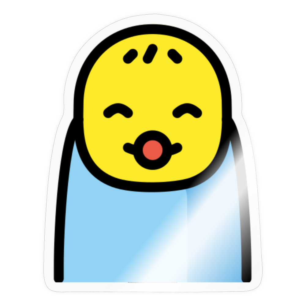 Baby Moji Sticker - Emoji.Express - transparent glossy