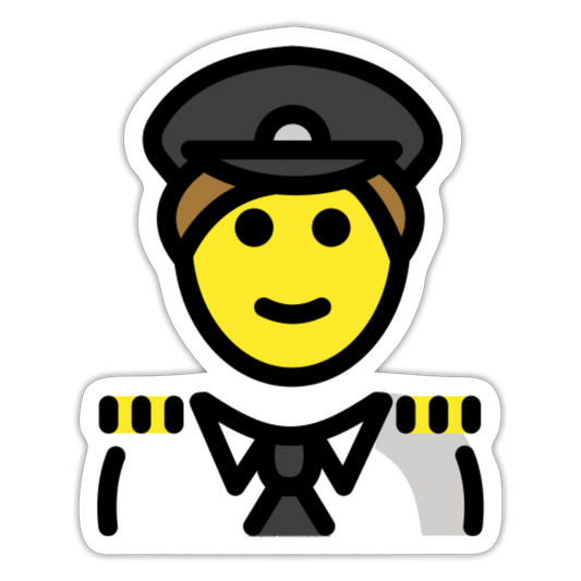 Pilot Moji Sticker - Emoji.Express - white matte