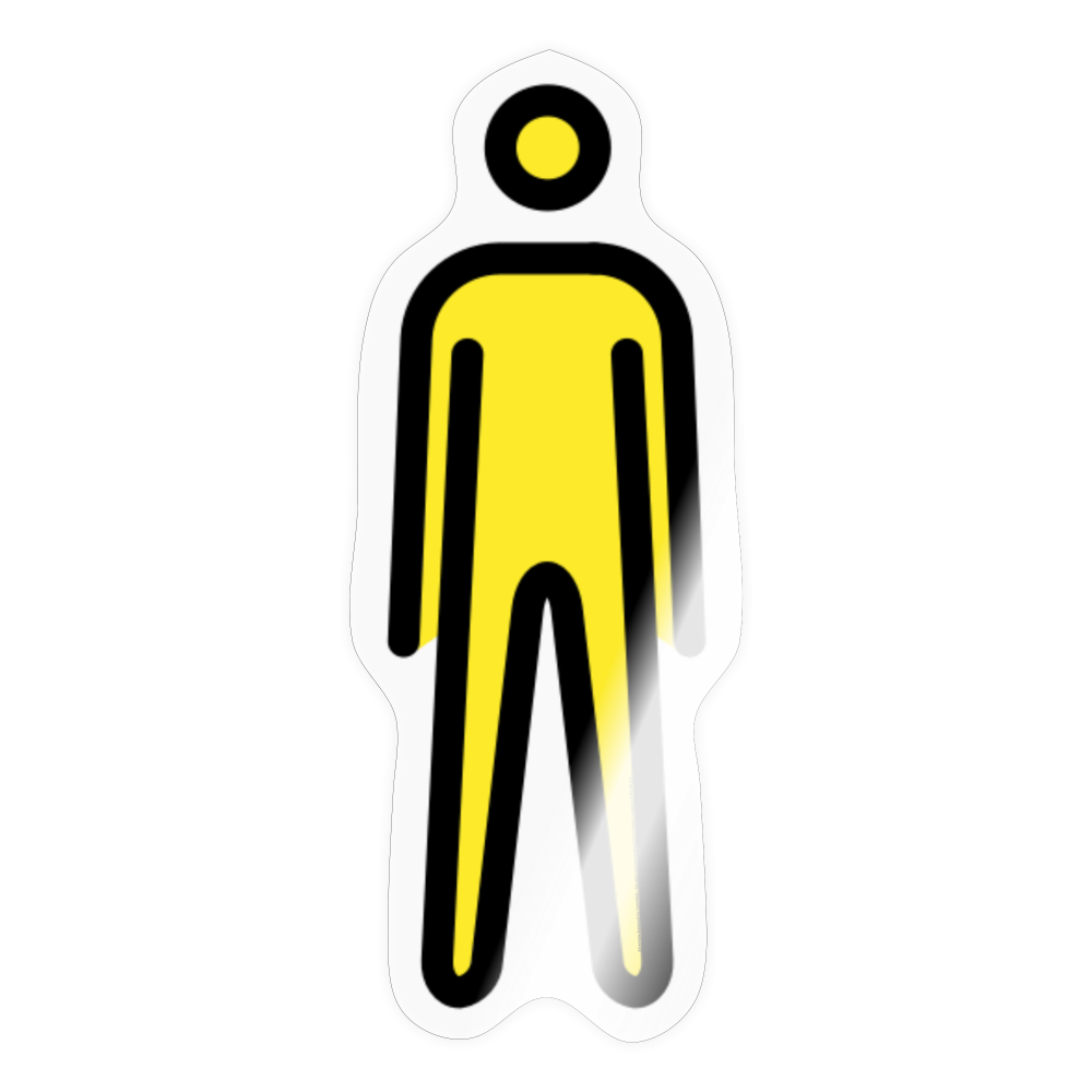 Person Standing Moji Sticker - Emoji.Express - transparent glossy
