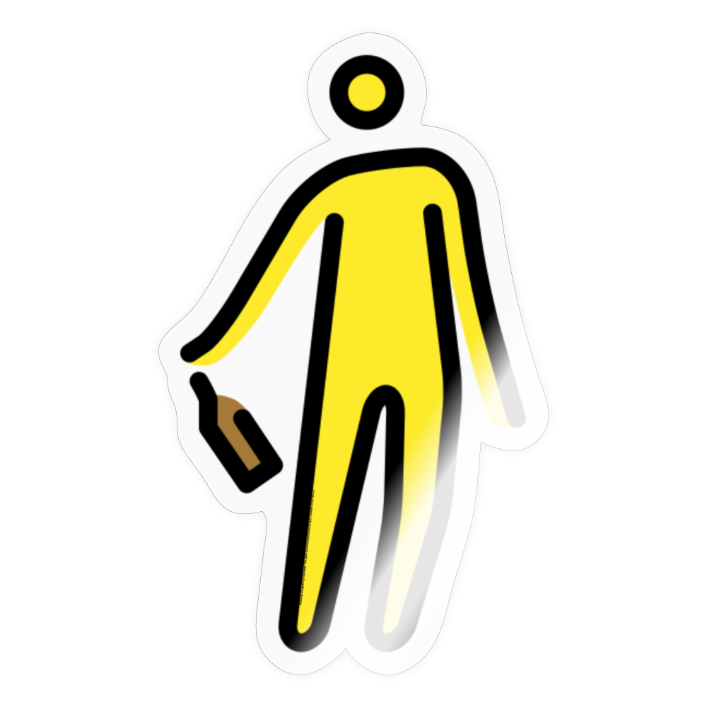 Drunk Person Moji Sticker - Emoji.Express - transparent glossy