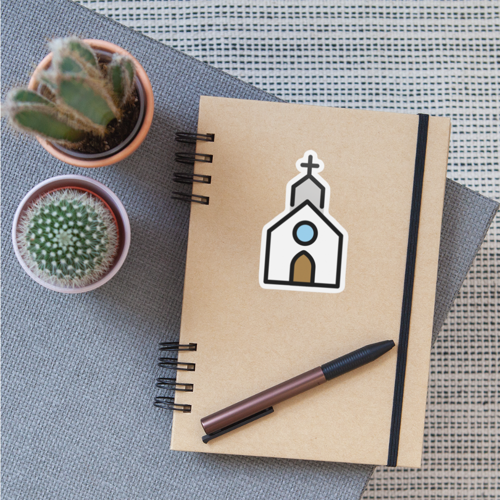 Church Moji Sticker - Emoji.Express - white matte