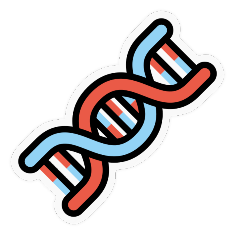 DNA Moji Sticker - Emoji.Express - transparent glossy