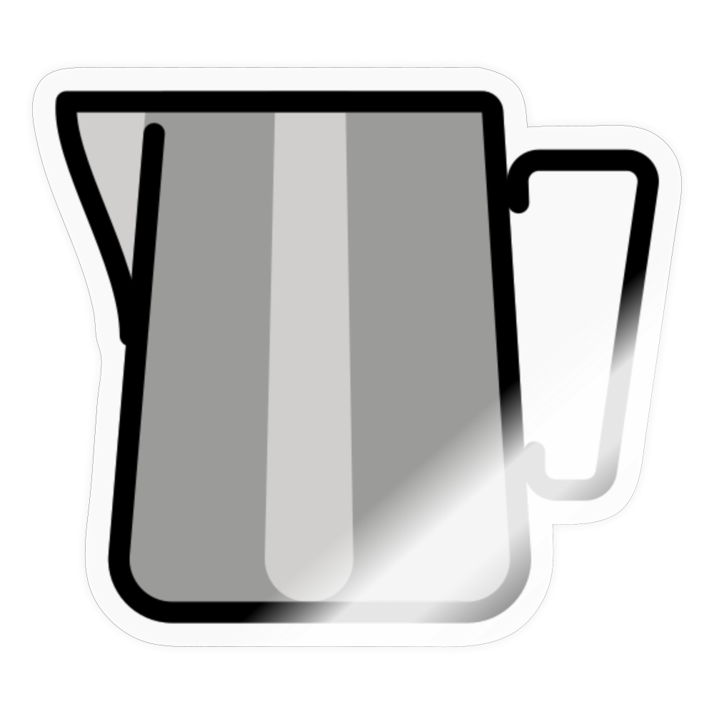 Milk Jug Moji Sticker - Emoji.Express - transparent glossy