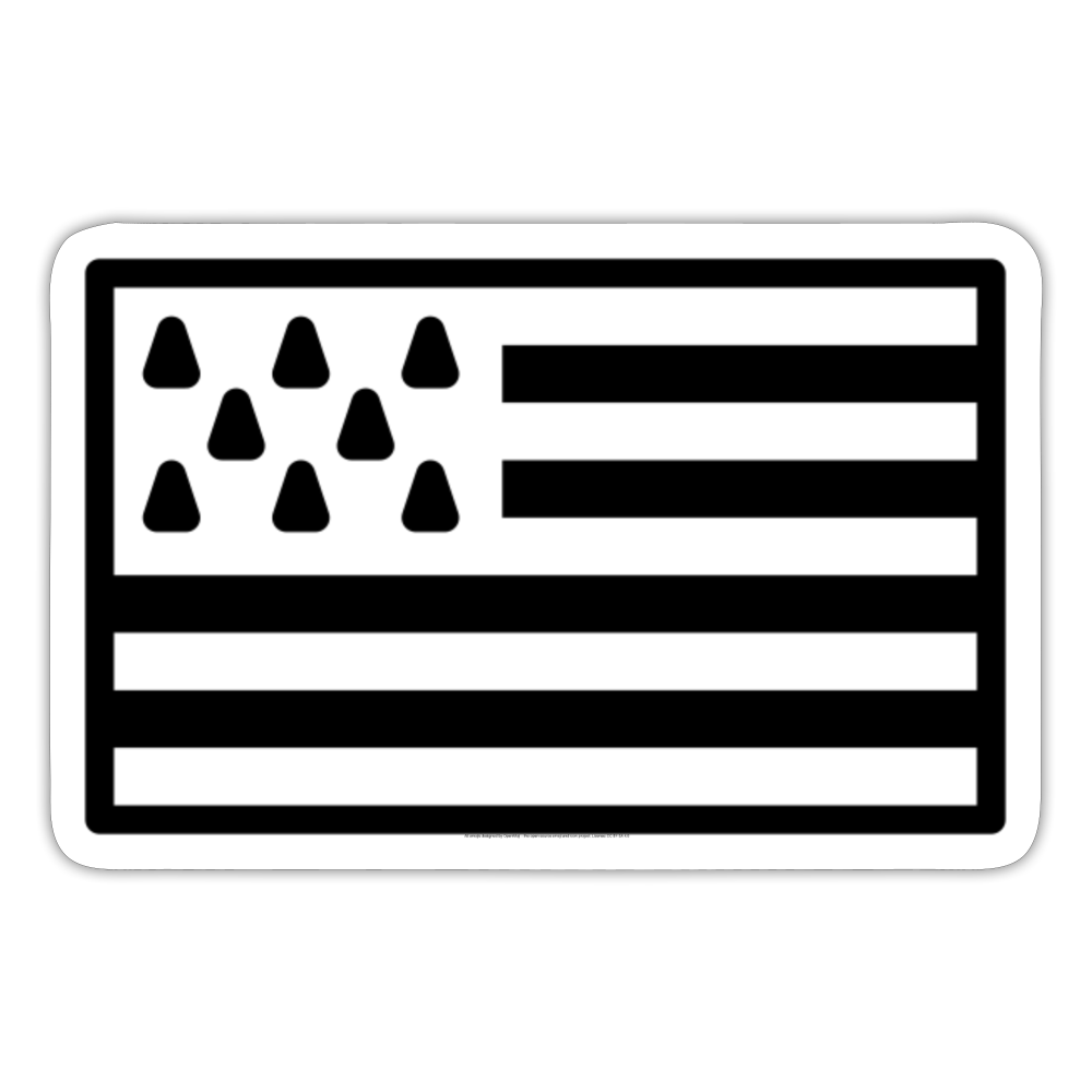 Bretagne Flag Moji Sticker - Emoji.Express - white matte