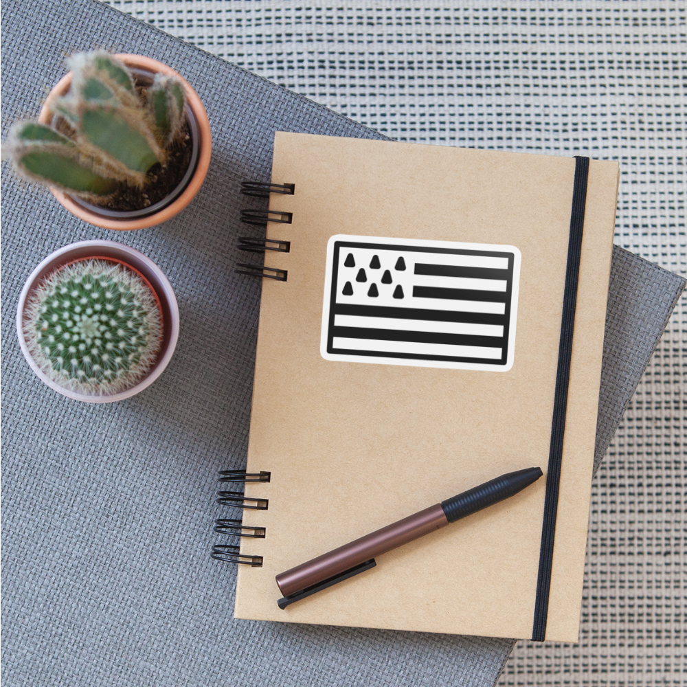 Bretagne Flag Moji Sticker - Emoji.Express - white matte