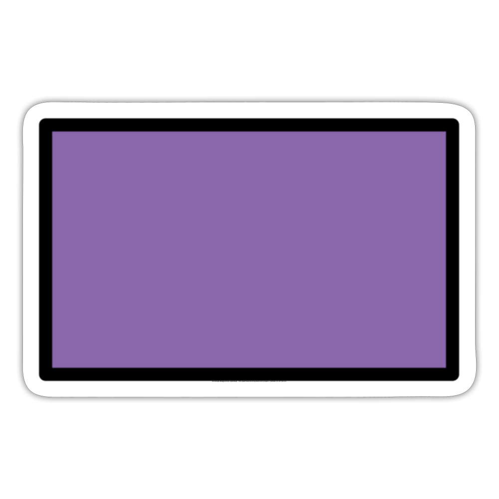 Deep Purple Flag Moji Sticker - Emoji.Express - white matte