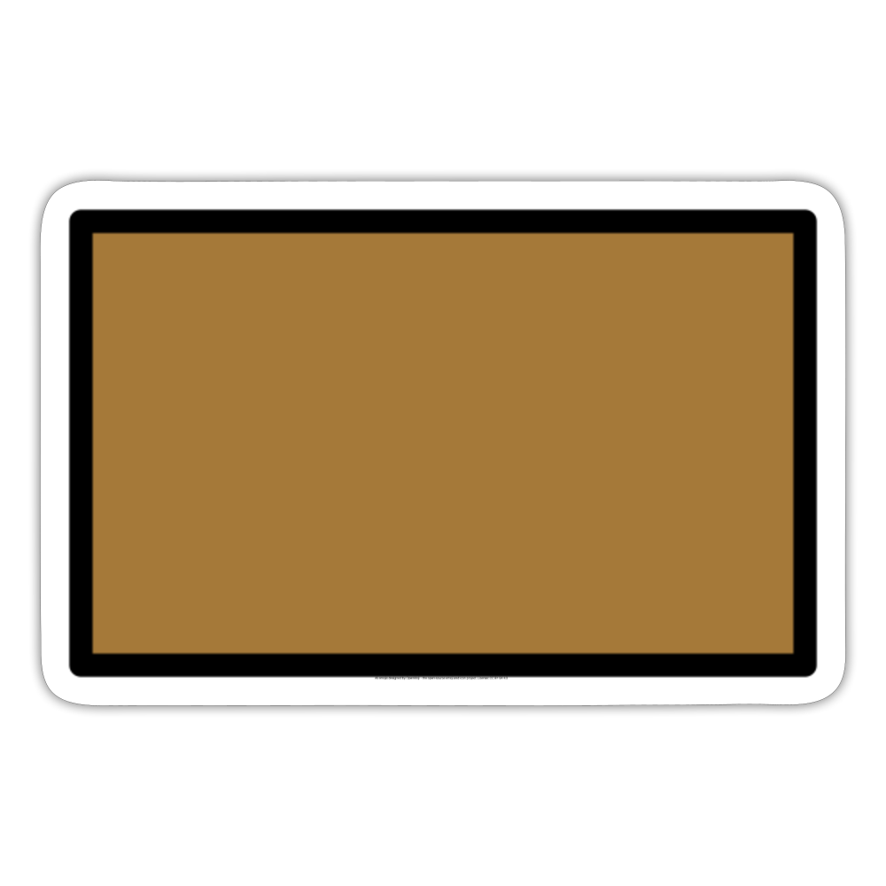 Brown Flag Moji Sticker - Emoji.Express - white matte
