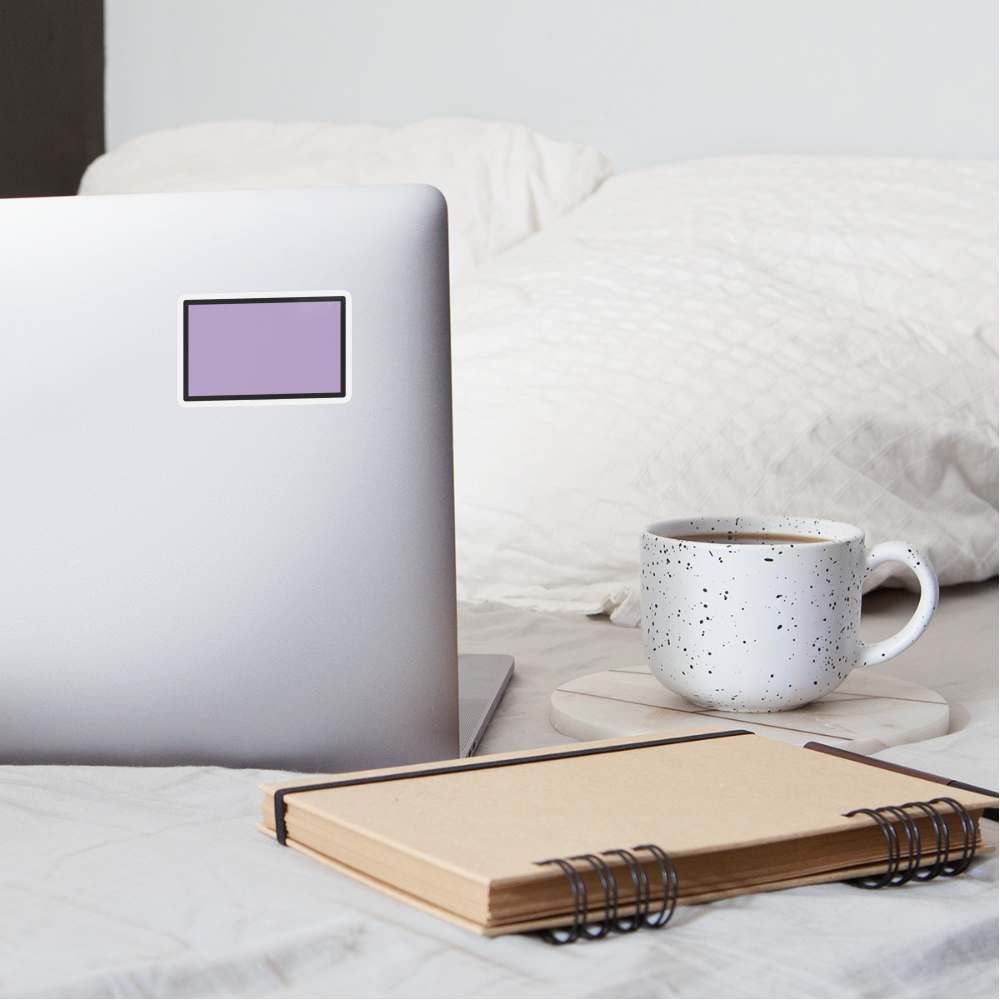 Purple Flag Moji Sticker - Emoji.Express - white matte