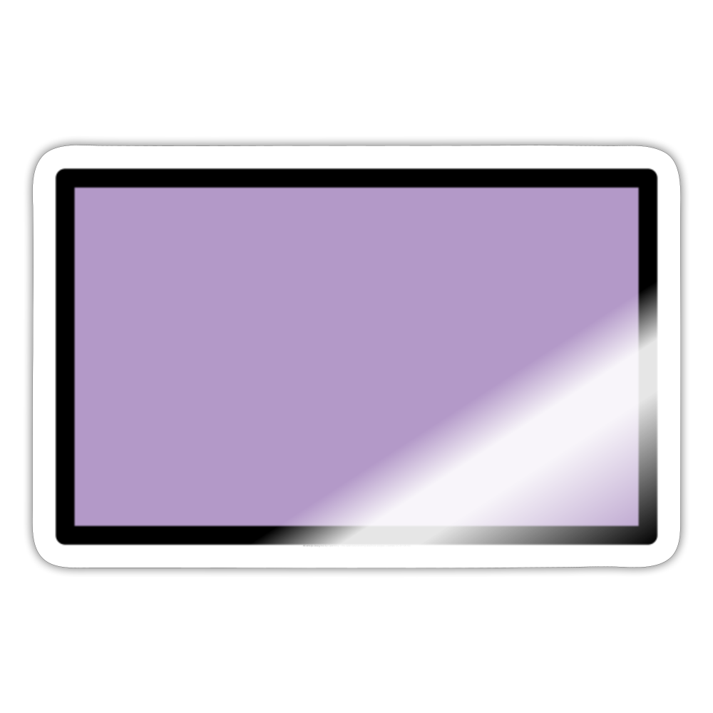 Purple Flag Moji Sticker - Emoji.Express - white glossy