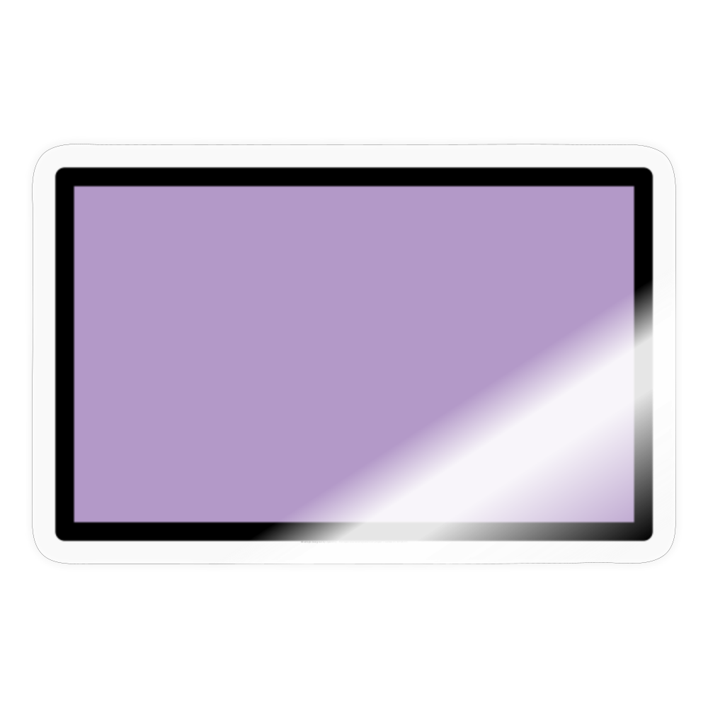 Purple Flag Moji Sticker - Emoji.Express - transparent glossy