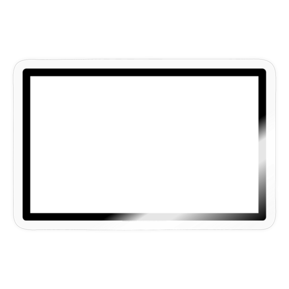 White Flag Moji Sticker - Emoji.Express - transparent glossy