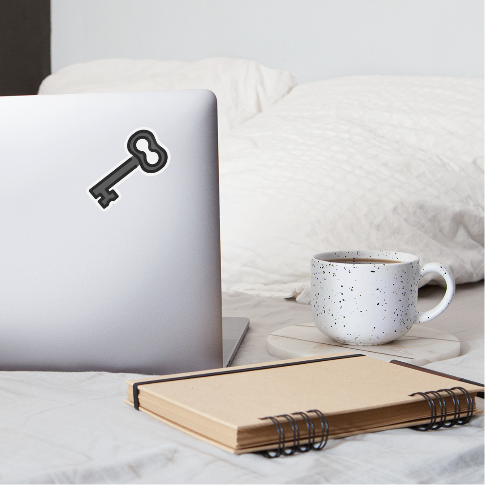 Old Key Moji Sticker - Emoji.Express - white matte