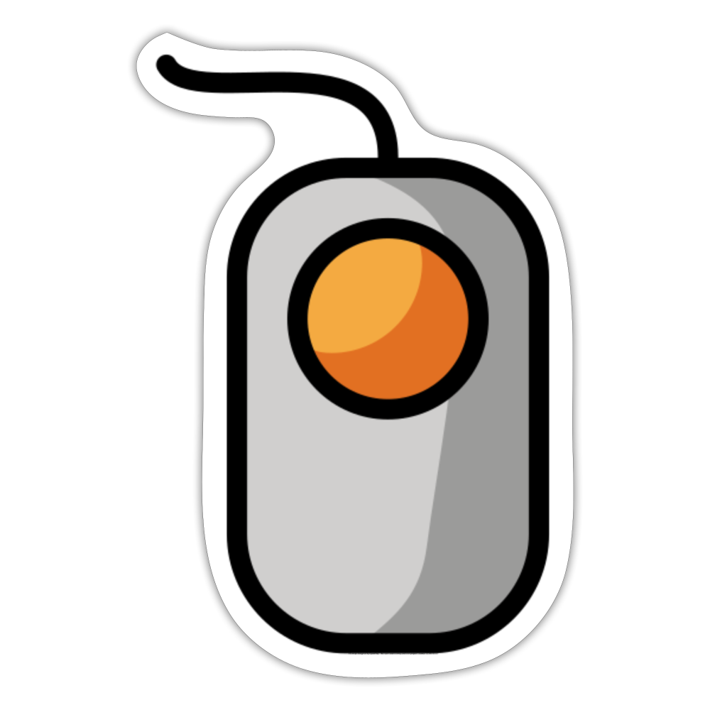 Trackball Moji Sticker - Emoji.Express - white matte