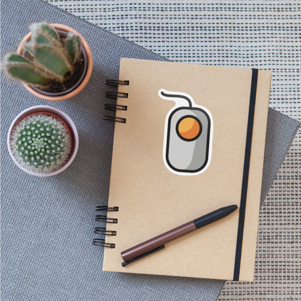 Trackball Moji Sticker - Emoji.Express - white matte