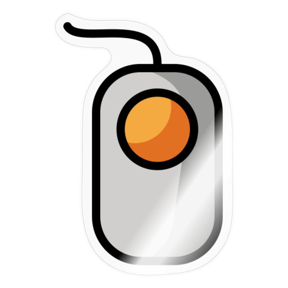 Trackball Moji Sticker - Emoji.Express - transparent glossy