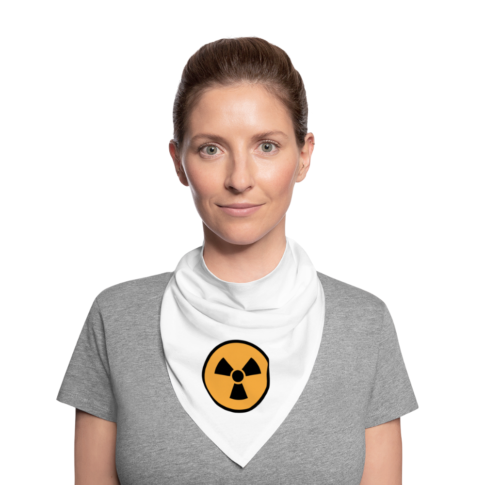 Customizable Radioactive Moji Bandana - Emoji.Express - white