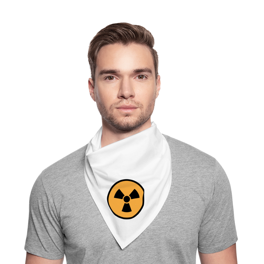 Customizable Radioactive Moji Bandana - Emoji.Express - white