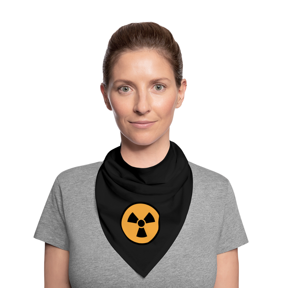 Customizable Radioactive Moji Bandana - Emoji.Express - black