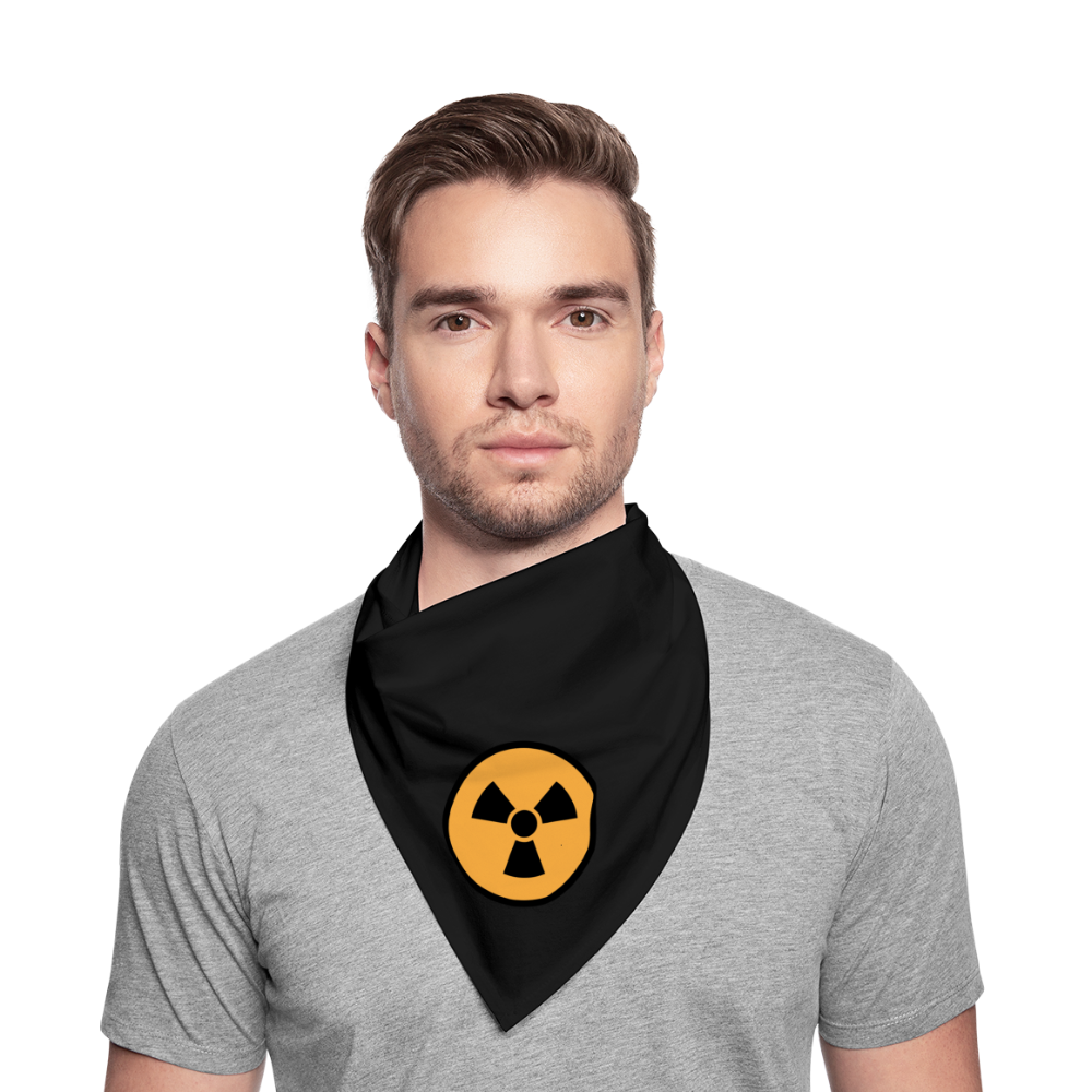 Customizable Radioactive Moji Bandana - Emoji.Express - black