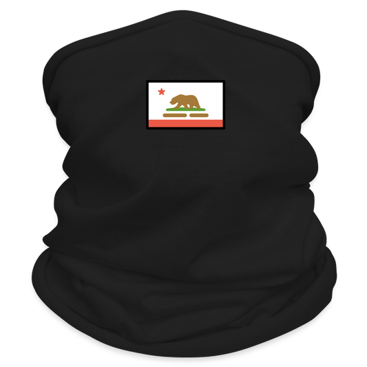 Customizable California Flag Moji Multifunctional Scarf - Emoji.Express - black