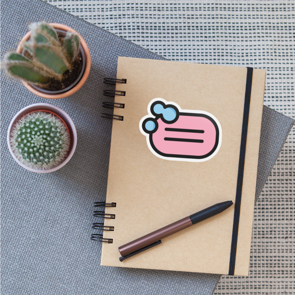 Soap Moji Sticker - Emoji.Express - white matte