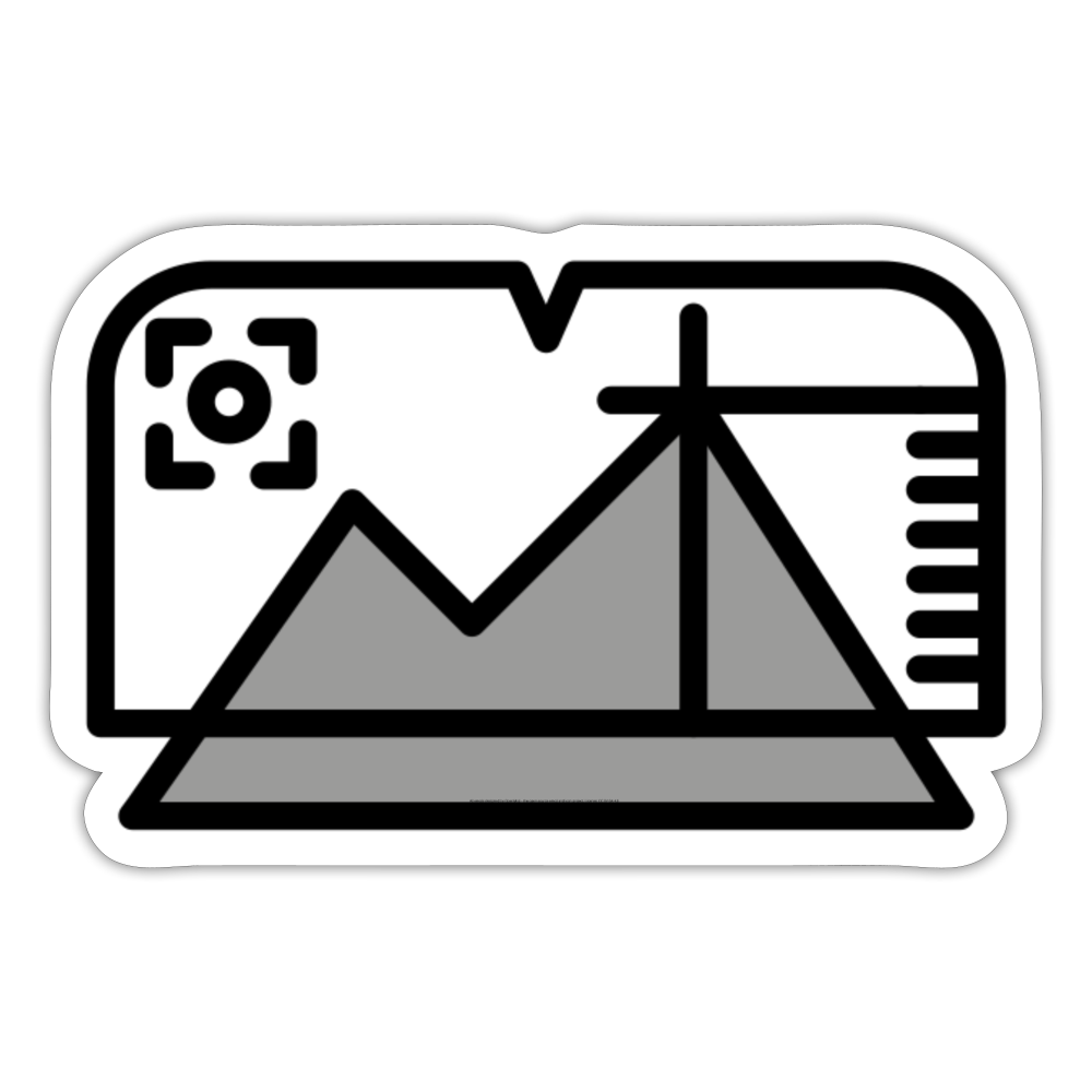 Augmented Reality Moji Sticker - Emoji.Express - white matte