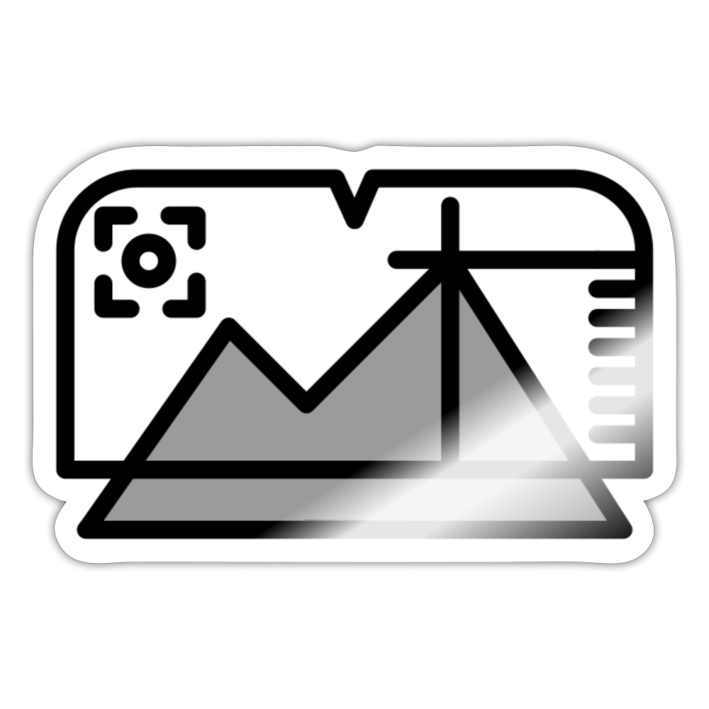 Augmented Reality Moji Sticker - Emoji.Express - white glossy